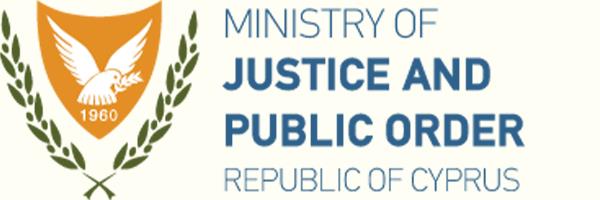 Ministry of Justice and Public Order logo